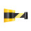 (5m Yellow) Fixed Wall Mount Retractable Belt Barrier, Retractable Barrier Belt, Automatic 1