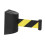 (2m Black) Fixed Wall Mount Retractable Belt Barrier, Retractable Barrier Belt, Automatic 4