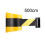(5m Yellow) Fixed Wall Mount Retractable Belt Barrier, Retractable Barrier Belt, Automatic 5