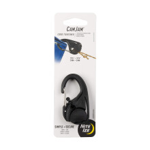 Nite Ize Camjam Cord Solloiner - Lega?i mecanismul CAM cu clema carabiniera - carabinie din plastic ?i blocare din o?el inoxidabil - coarda utili