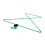 (Green) Elastic Bungee Cord Kayak Stretch String Rope Paddle Boarding SUP Storage with 4