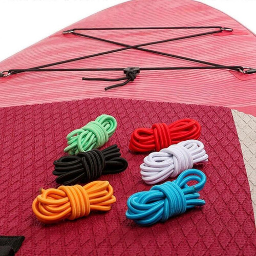 (Blue) Elastic Bungee Cord Kayak Stretch String Rope Paddle Boarding SUP Storage with 1