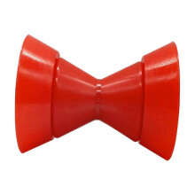 (Red) 4 inch Boat Bow Trailer Roller Assembley Sturdy Trailer Parts Marine Towing