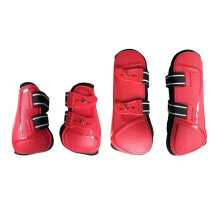 (Red M) Horse Tendon Fetlock Boots Set Training Jumping Shock Absorbing Dressage