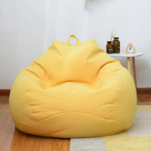 (100 * 120cm, Yellow) Brand New Extra Large Bean Bag Chairs Couch Sofa Cover Indoor Lazy Lounger For Adults Kids Hotsale!