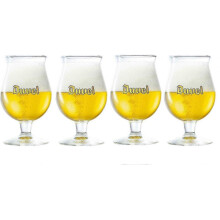 Duvel Golden Ale Tulip Belgian Glass 350ML - Set of 4