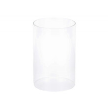 Replacement glass (diameter 10 cm, height 15 cm) for candlestick series Mascha and Bamboo Clear