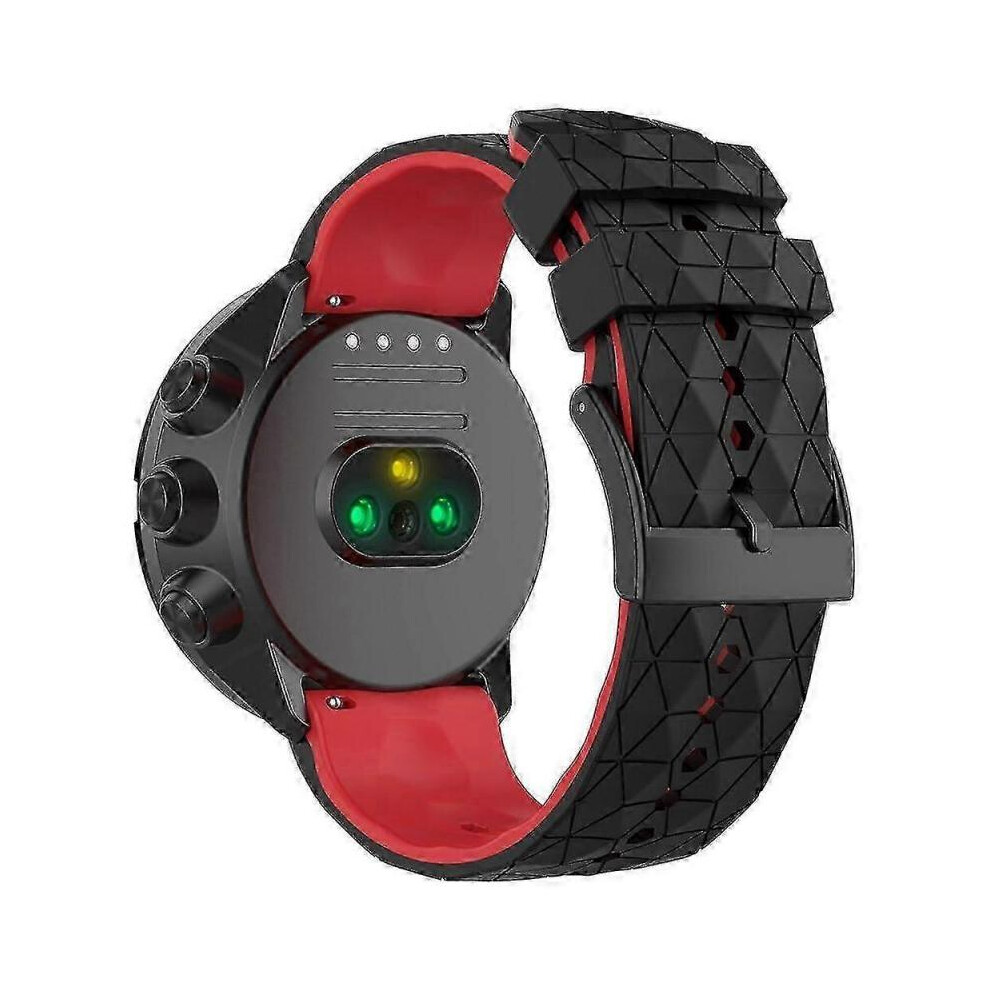 (Style D Other Smartwatch Model,Multicolor)Xh For Suunto 9/Suunto 9 Baro/Spartan Sport Wrist HR/Traverse, Football Textured 24mm Watch Band Quick