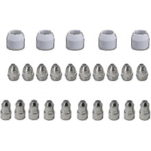P-80 Accessories-plasma Cutter-wearing Parts Plasma Nozzles+electrodes+ceramic Caps for P-80 Cut Pla