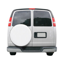 Classic Accessories Over Drive RV Spare Tire Cover Wheels 30"""" - 33"""" Diameter White Water-Resistant All Season Protection for Trailer/Camper