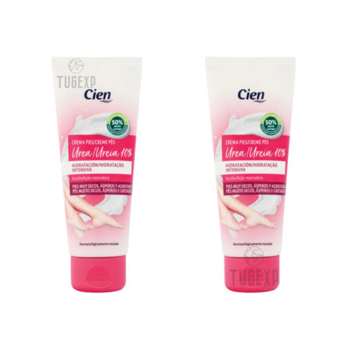 2 x Cien Foot Cream Urea 10% intensive Hydration 2 x 100ml
