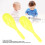 2-Pcs Oval Yellow ABS Sand-Filled Maracas 5