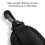 Backpack Straps Adjustable Padded Shoulder Straps for Backpack Dry Bag(1pcs, Black) 4