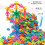 (1100 pcs Storage Box) Children 3d Rotatable Plum Blossom Building Blocks Bricks Toy Diy Assembling Snowflakes 1