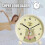 (Bear) Children's Cartoon Graphic Alarm Clock Creative Lovely Bedside Clock For Students 5