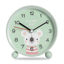 (Koala) Children's Cartoon Graphic Alarm Clock Creative Lovely Bedside Clock For Students