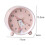 (fawn) Children's Cartoon Graphic Alarm Clock Creative Lovely Bedside Clock For Students 2