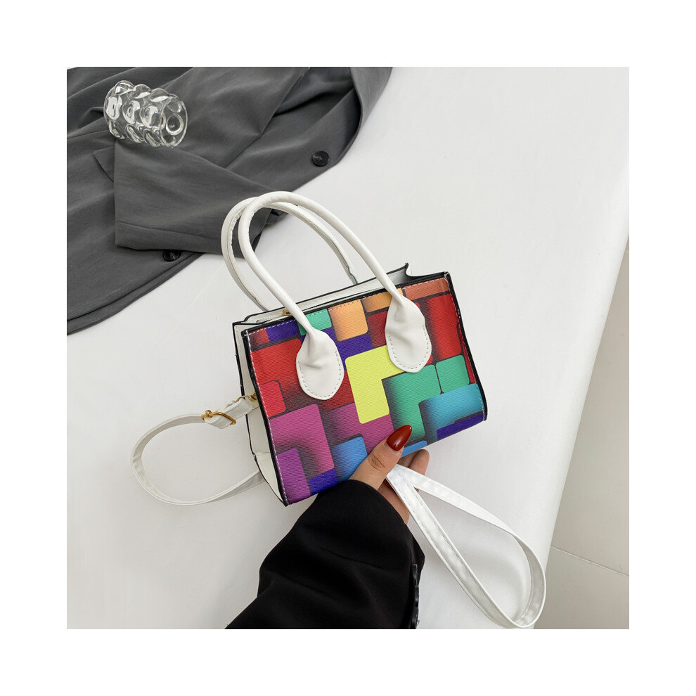 (White) Fashionforward Small Square Pu Bag Casual Crossbody Handbag For Women With Structure Soft-image-OPC-PJ9FKQQ-NEW