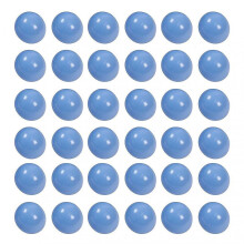 (Blue) 100pcs Ball Pit Balls Thickened Odor-free High Elastic Safe Bite-resistant Entertainment Pe Material Macaron Color Pit Balls Kids Gift