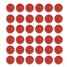(Red) 100pcs Ball Pit Balls Thickened Odor-free High Elastic Safe Bite-resistant Entertainment Pe Material Macaron Color Pit Balls Kids Gift