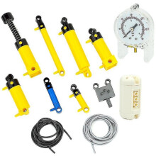 (200cm) Bebetter Moc Bricks Technical Parts Pneumatic Pump Small (6l) V2 Hose Air With Reinforced Cylinder 19476 19482 Compatible With 8800 Block