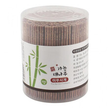 800pcs Disposable Carbonized Bamboo Wooden Toothpicks Single-head Pointed Cocktail Picks with Dispenser Fruit Skewers Teeth Cleaning Tools