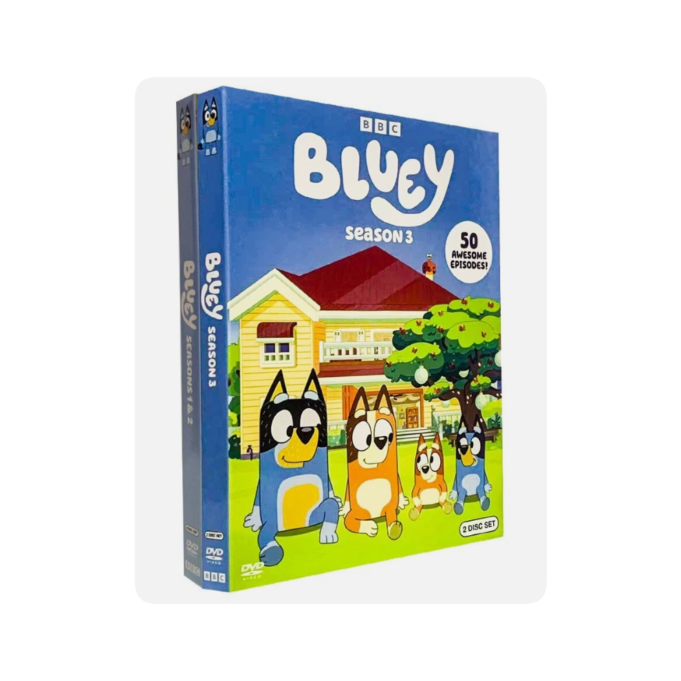 Bluey: The Complete TV Series, Season 1-3 (DVD 6-Disc Box-Set) on
