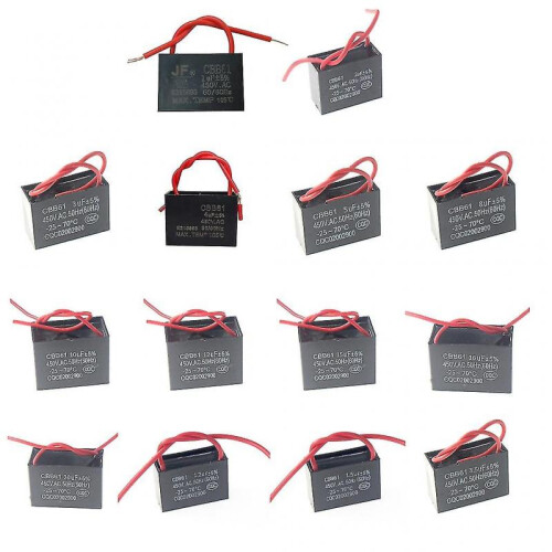 (2UF) 1/1.2/1.5/2/3/3.5/4/5/8/10/12/15/16/20uf Appliance Motor Start Run Capacitor 1