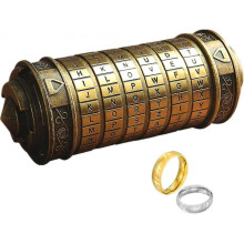 Da Vinci Code Mini Cryptex for Christmas Valentine's Day Most Interesting Birthday Gifts for Boyfriend And Girlfriend Brain Teaser Lock Puzzles