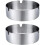 2 Pack Stainless Steel Ashtray, Windproof Round Cigarette Ashtray Set for Home 1