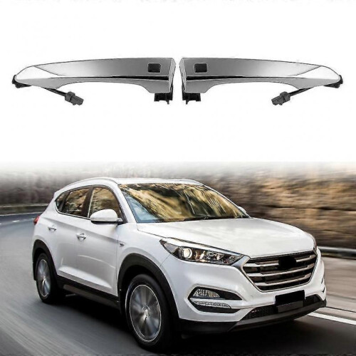 82651d3710 Chrome Exterior Front Left Door Smart Key Handle Fit for 2016 2017 2018 2019 1