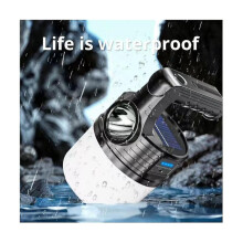 Solar Bulb Light Led Outdoor Camping Light Usb Charging Handle Searchlight Night Market Floor Lamp