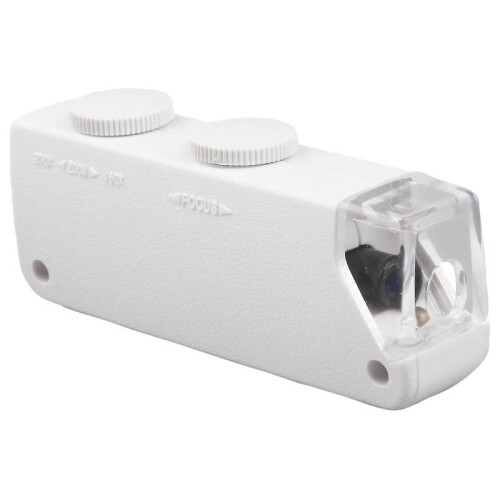 New Handheld 160x-200x Zoom Lens Led Pocket Microscope Magnifier Loupe 1