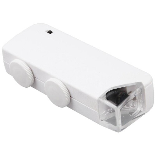 New Handheld 160x-200x Zoom Lens Led Pocket Microscope Magnifier Loupe 2