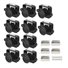 10 Pack Metal Push Button Locks for Door Furniture Cabinet
