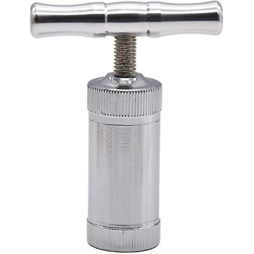 Herb Crusher Grinder Heavy Duty T Handle Pollen Press Compressor for Garlic Salt Spice.