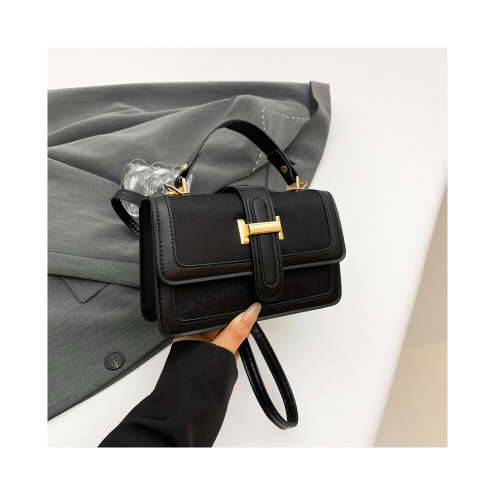 (Black) Fashionable Elegant Small Shoulder Bag For Fall Stylish Pu Design Versatile Material-image-OPC-PJ9FTNK-NEW