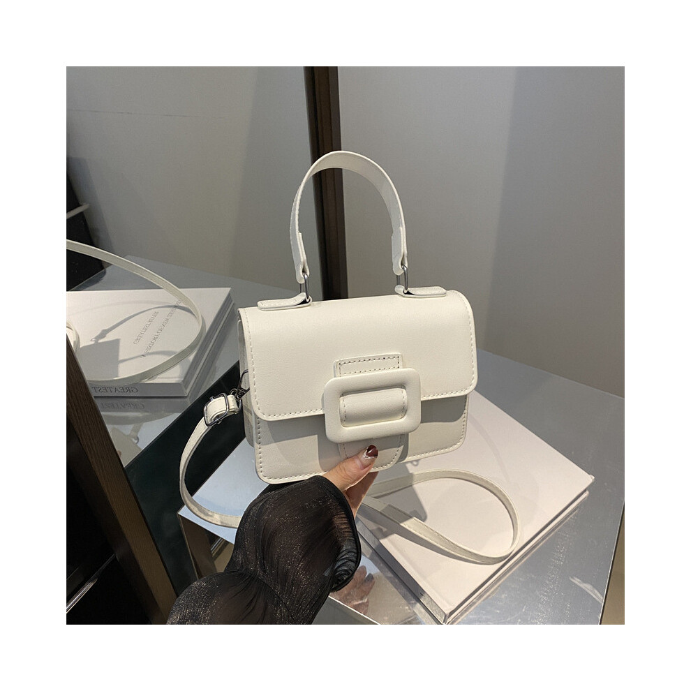 (White) Street Fashion Chic Small Shoulder Bag For Women Stylish Pu Leather Crossbody Handbag Vibrant Colors In-image-OPC-PJ9FWPX-NEW