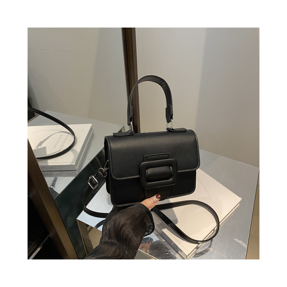 (Black) Street Fashion Chic Small Shoulder Bag For Women Stylish Pu Leather Crossbody Handbag Vibrant Colors In-image-OPC-PJ9FWPR-NEW