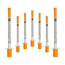 50pcs/pack 1ml Syringe with 30g (8mm Long) Lab Supplies Individually Sealed Package