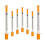 50pcs/pack 1ml Syringe with 30g (8mm Long) Lab Supplies Individually Sealed Package 1