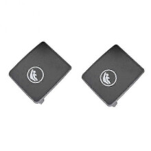 2X ISOFIX Hook Cover Child Restraint for Volvo V60 V90 XC40 XC60 S60 S90 Black