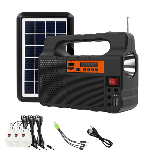 Portable Solar Gen 3600mAh 18.3x6.4x13.5cm Black 1