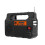 Portable Solar Gen 3600mAh 18.3x6.4x13.5cm Black 3