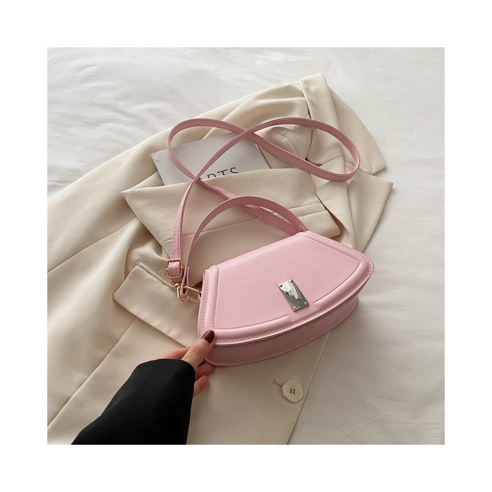 (Pink) Trendy And Durable Pu Shell Crossbody Bag For Women Ideal For Casual Use Fashionable Design Functional And-image-OPC-PJ9G299-NEW