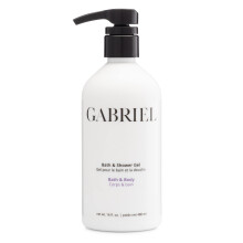 Gabriel Skincare Bade- und Duschgel, natrlich, parabenfrei, vegan, tierversuchsfrei, gentechnikfrei, angereichert mit Vitamin C und Aloe Vera, stell