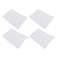 4Pcs Gartenpflanzen Fruchtschutz Netting Mesh Bag Tomate Protective Cover Barrier für Blueberry Bushs mit Drawstring 0.8x0.8m