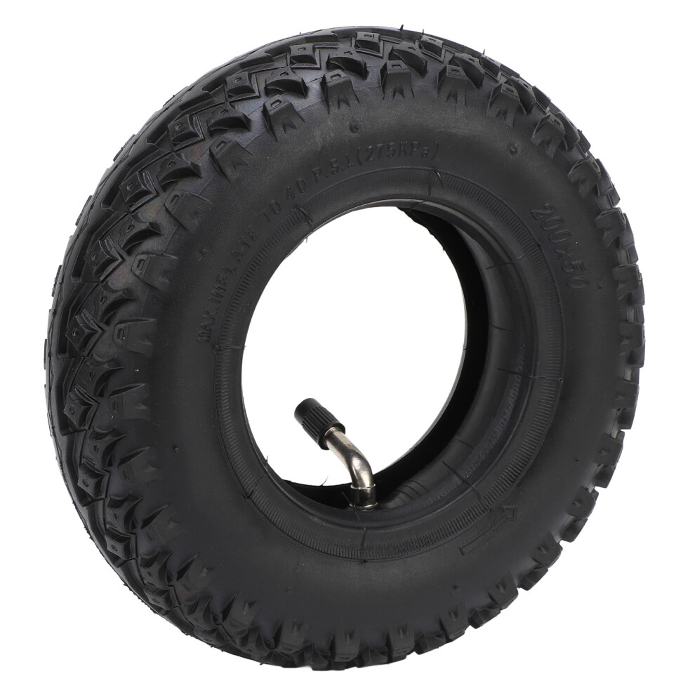 200X50 Rubber Inner Tube With Bent Valve For Razor E100 E150 E200 7901330926677