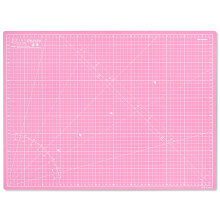 Tappetino da taglio elan a2 rosa e viola materassino auto-guarigione 45 x 60 cm cm artigianale tappetino per hobby rosa tagliente in tessuto 45x60 cm