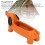 Dackel-Sukkulententopf 21x6x9 cm Harz-Topf 6